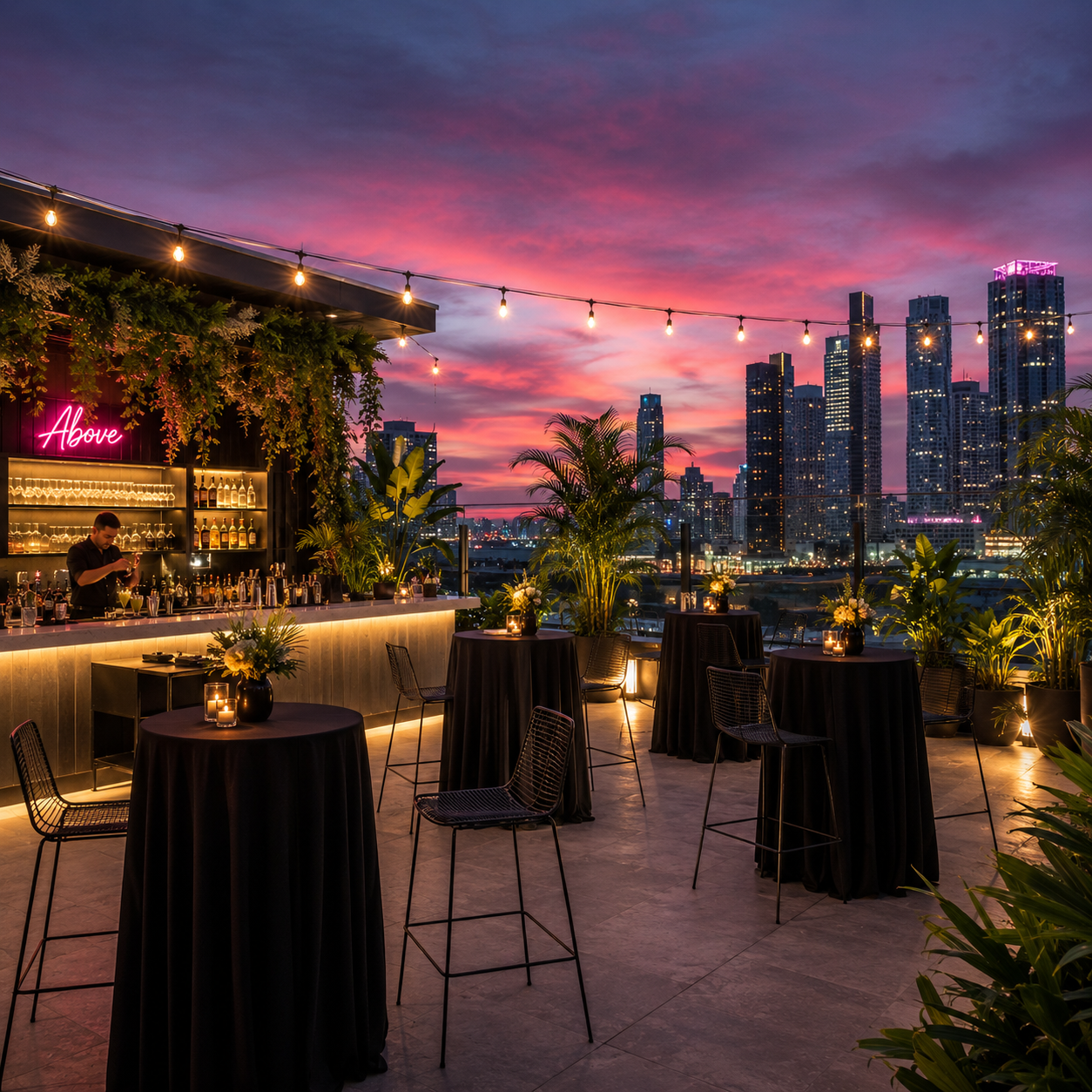 terraza para reuniones